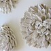 Set of Three LARGE Sized flowers of your choice