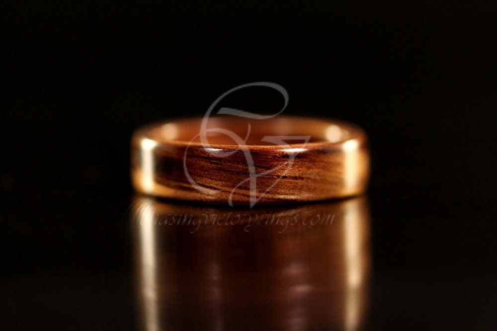 Black Limba Bentwood Wooden Ring