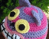Cheshire Cat Hat from Alice in Wonderland with earflaps