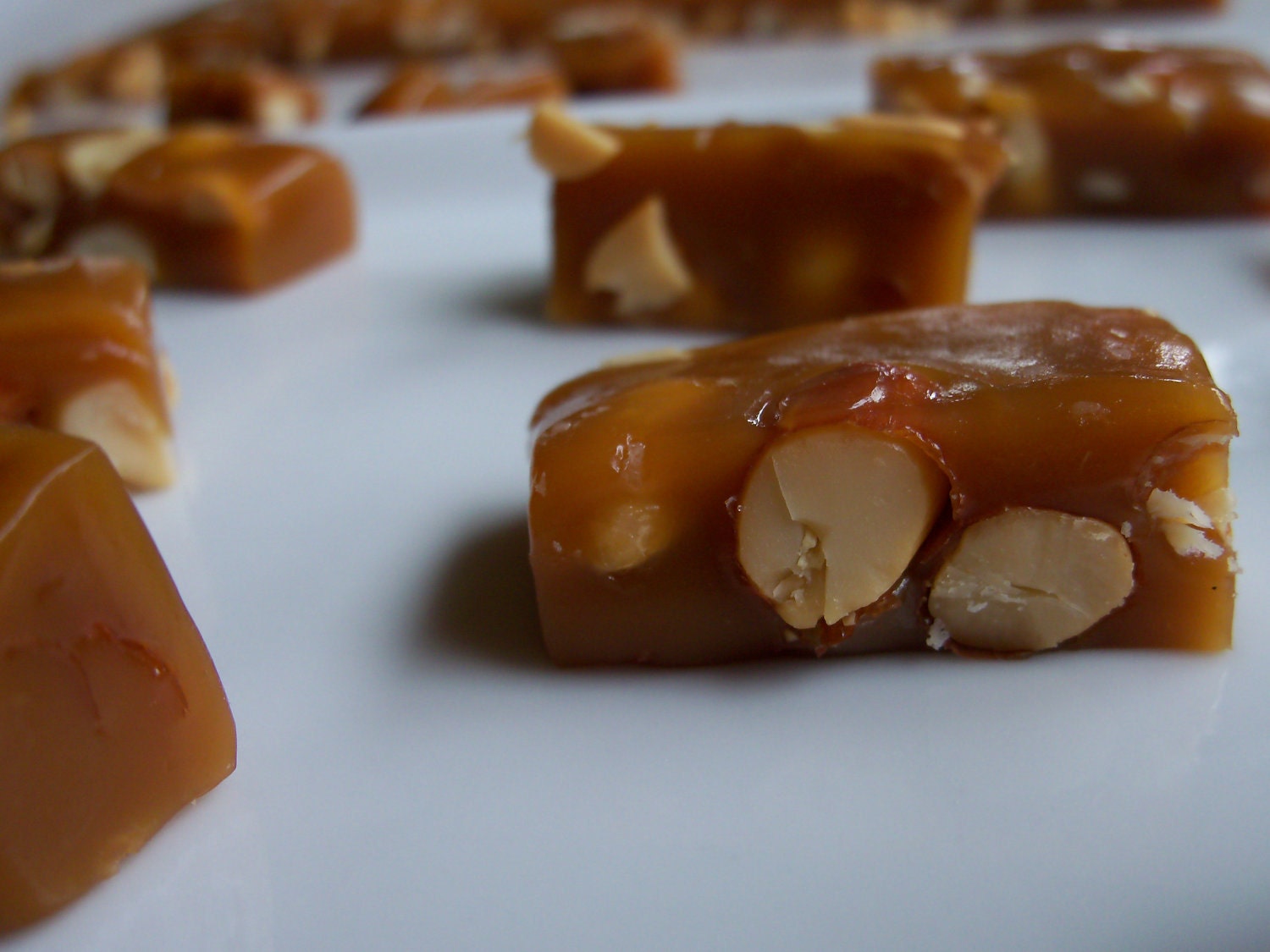 Beer Caramel with Spanish Peanuts (Half a pound)