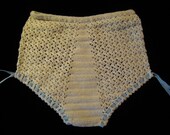 Vintage Crocheted Baby Training Pants Underwear / Bloomers - shopolga