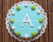 Monogram Cookie-Personalized Wedding Favors-Gift for Bridesmaid-Personalized Birthday Gift-Bridal Shower Favors
