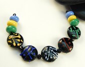 Lampwork Bead Set - 'Splatter'