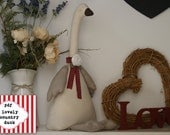 Pattern fabric lovely duck- seewing duck,mum's gift,stop door  country style ,Make your lovely stop door  duck,shabby and country ,