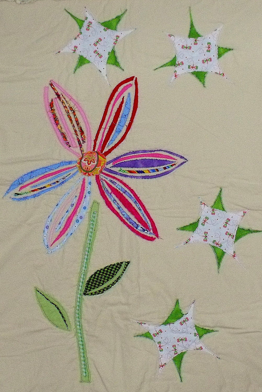 Fairy Flower Quilt with Pixie Dust