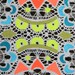 SALE . . . Bam Pow Doily Painting on Vintage Lace Doily