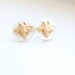 Pearl and Brass Bee Earrings, Insect Earrings, Bumblebee Earrings, Pearl Earrings, Brass Earrings, Bug Earrings