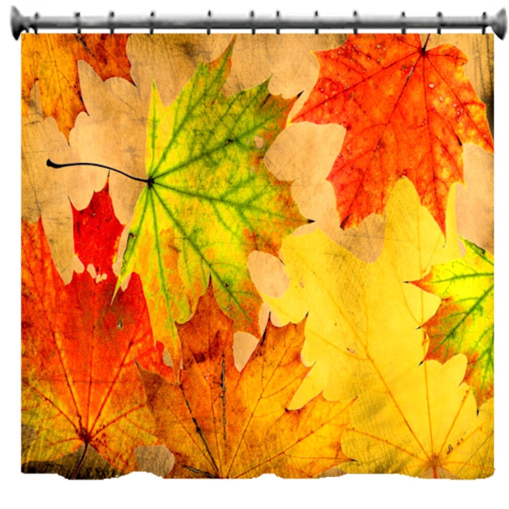 Leaves Shower Curtain