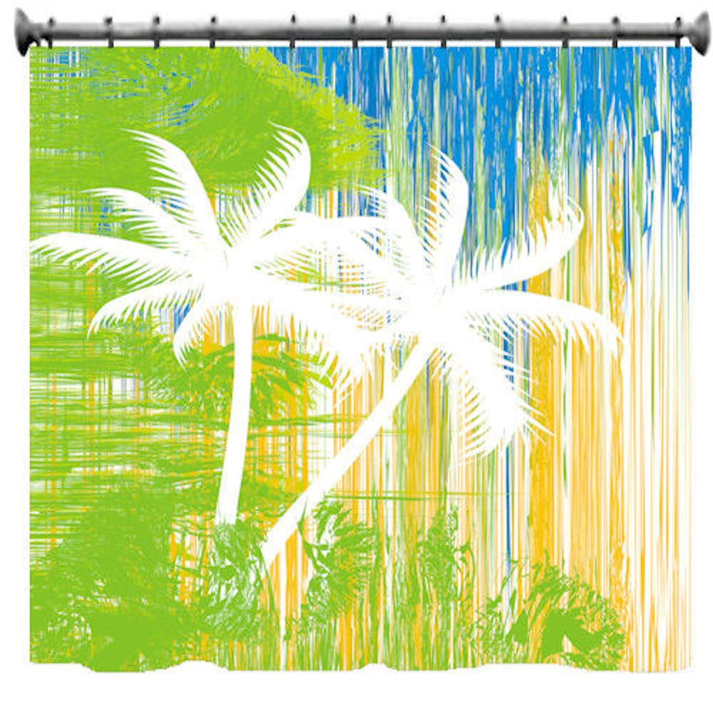 Abstract Palm Trees Shower Curtain 69 X 70 by susanakame1 on Etsy