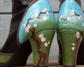 Bespoke painted shoes