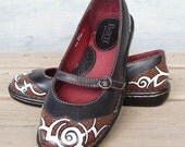 Jungle Janes Hand Painted Shoes W6