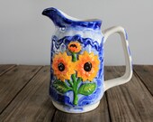 Sunflower Pitcher