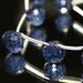 Sapphire Micro Faceted Onion Briolette, 1 focal piece Dark Navy Blue Precious Gemstone September birthstone
