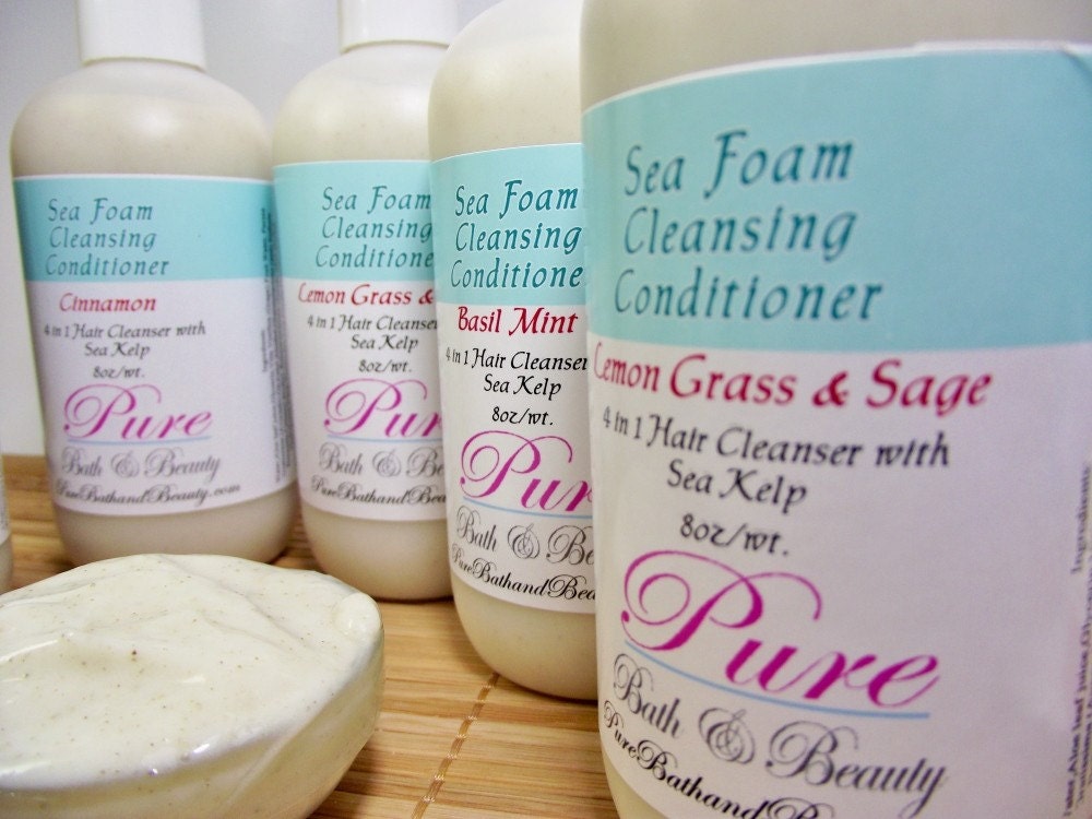 Sea Foam Cleansing Hair Conditioner Basil Mint