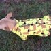 Lime Green Dachshund Flannel Dog Pajamas