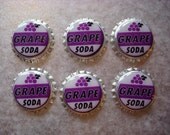 Grape Soda like Ellie's pin finished sealed bottlecaps