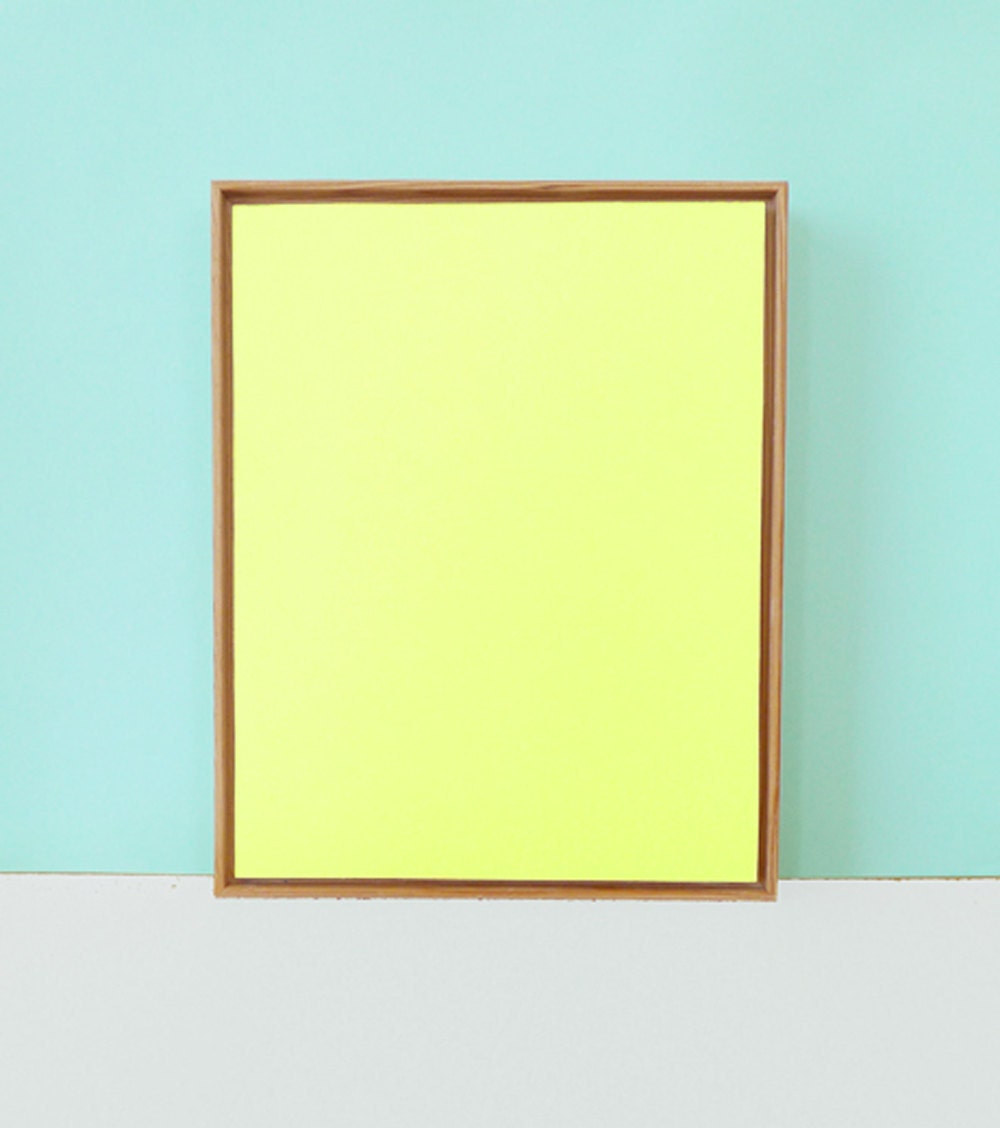 Bauhaus Yellow  Monochrome Painting