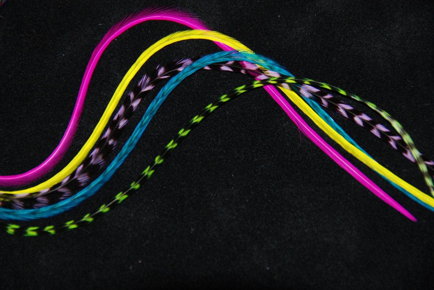 Beach Babe -  Long Feather Hair Extension w/ FREE beads by IndianSummerGirls