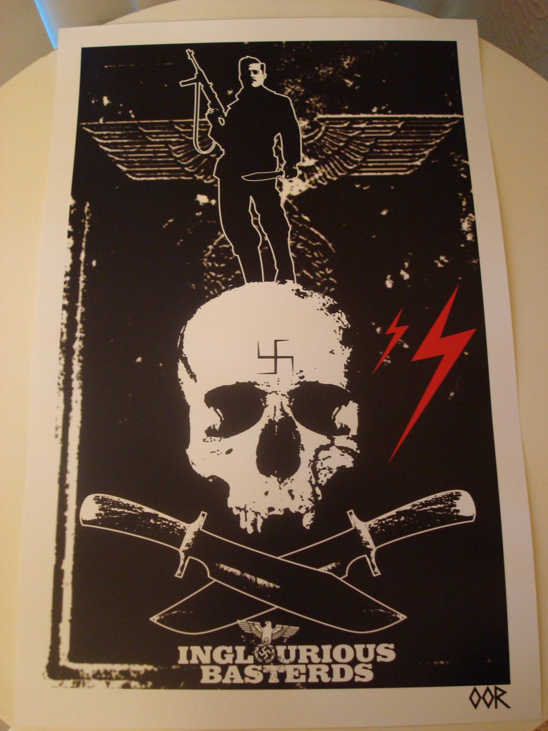 Inglourious Basterds movie poster print
