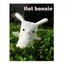 Flat Bonnie  Bunny Plush / Medium 14" to 18" tall  - Your Choice of Color / Solid