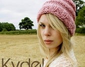 Hat Slouchy Beanie Hand Knit Pink Womens Slouched Big Large Winter Accessories Spring Fashion Christmas Gift
