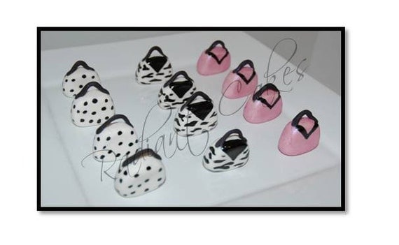 HandBag Fondant Cupcake Toppers