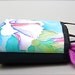 Handbag Tote bag Watercolor Hibiscus Custom Order blue turquoise white green yellow red purple mauve rainbow water resistant microfiber