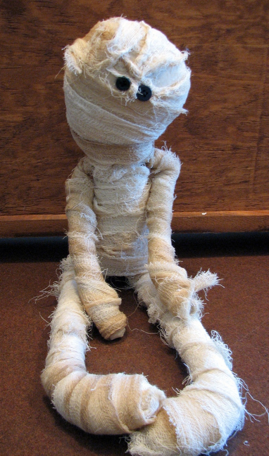 Mummy Doll Primitive Country Halloween Decoration