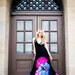 LIMITED EDITION Midnight Blossoms Braided Halter Jersey Glam Gown