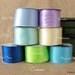 Wired Edged Satin Ribbon 2 1/2" Lime Green THREE YARDS - Offray Contessa Lemongrass