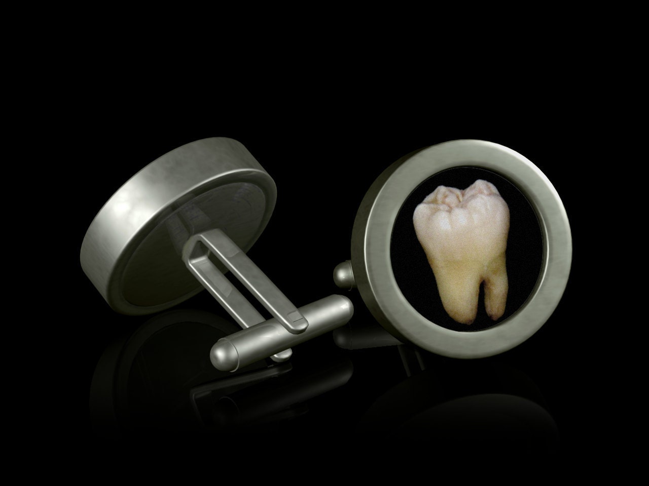 Tooth Cufflinks