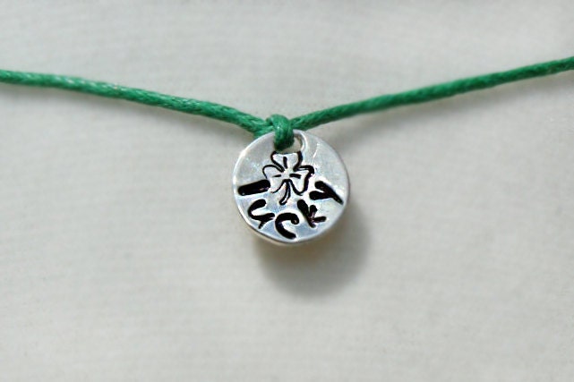 Tiny Tokens Hand Stamped Custom Personalized Charm Bracelet by Three Little Pixies Boutique