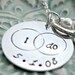 Custom Necklace- Personalize Necklace - I Do - Wedding Keepsake - Hand Stamped Jewelry - Three Little Pixies Boutique - Gift for Her