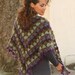 Lightweight Crocheted Shawl Mohair Multi-Color Mothers Day Gift Spring Summer Etsian Newbies