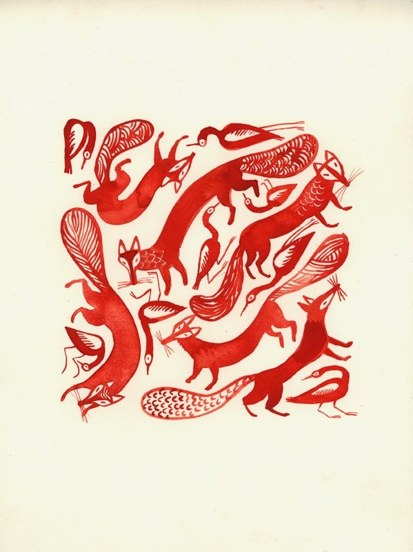 red foxes
