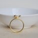 Bird ring 18K goldplated