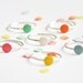 Confetti ring 'you only need one confetti to remember the party...' sterling silver