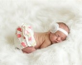 Girl's Diaper Cover PDF Sewing Pattern - Ruffled Diaper Cover Pattern Size 0-24 months