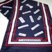 Vintage PATRIOTIC USA Presidents Scarf by Millicent - President's Names - Red White & Blue - 4th of July