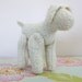 Vintage Style Easter Lamb, Jointed Legs, felted wool
