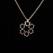 Fractal Necklace inspired by Koch Snowflake in Silver