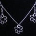 Fractal Necklace inspired by Koch Snowflake in Silver