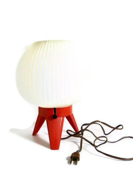 Mid Century Side Table Light