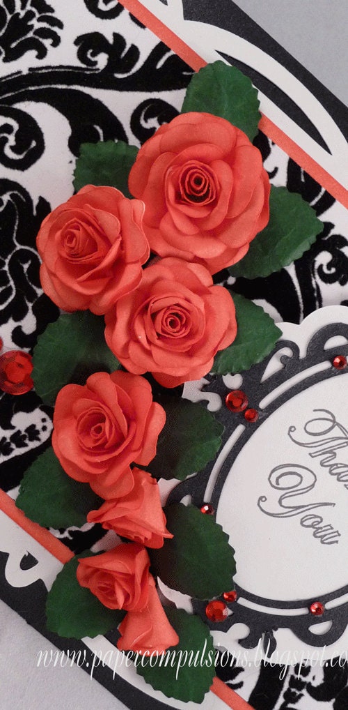 Regal Rose SVG Cut Files, PDF Templates, and Instructional video for making handmade paper roses