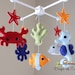 Baby Crib Mobile - Baby Mobile - Nursery Crib Mobile - Ocean Mobile "Under the Sea Creatures" (You can Pick your colors)