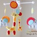 Baby Mobile - Baby Crib Mobile - Nursery Elephant Giraffe Mobile - Safari Mobile "Baby Giraffes & Elephants" (You can pick your colors)