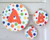 Set of 3 Alphabet Wall Hangings-Small, Medium and Large Letters