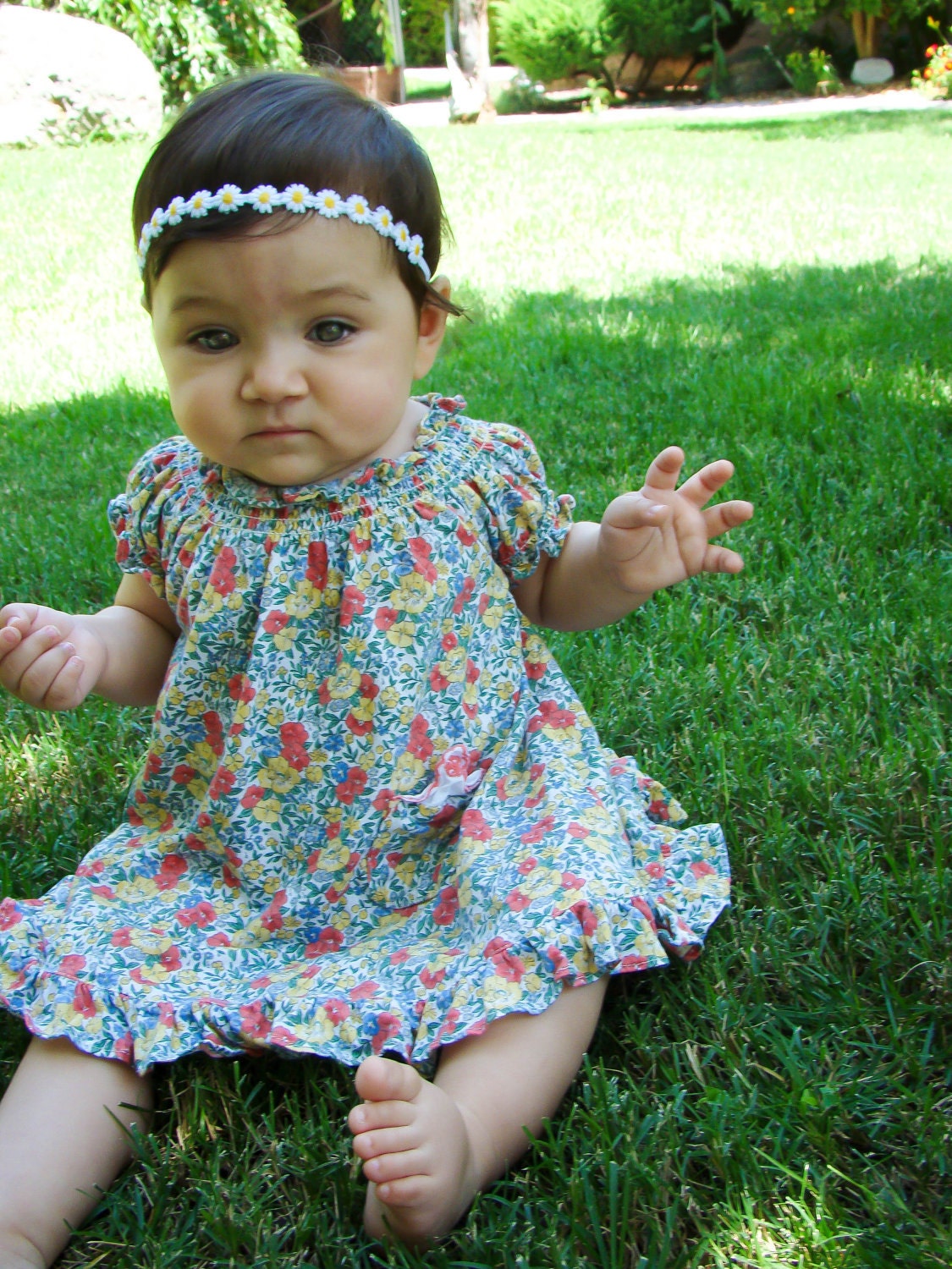 20% OFF ENTIRE ORDER. Itty bitty hippie flower headband, baby headbands, newborn headbands, infant, toddler, adult