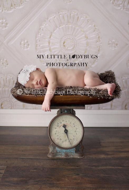 Baby headband- White rosette rhinestone headband, baby headbands, newborn headbands,Flower Headband - Baby Girl Headbands