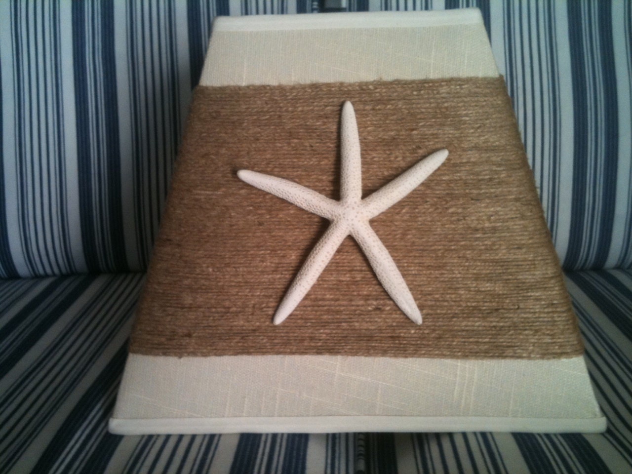 Beachy Starfish Lampshade Coastal Cool